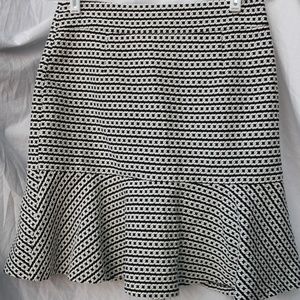 Banana Republic Chain Print Flounce Mermaid Skirt